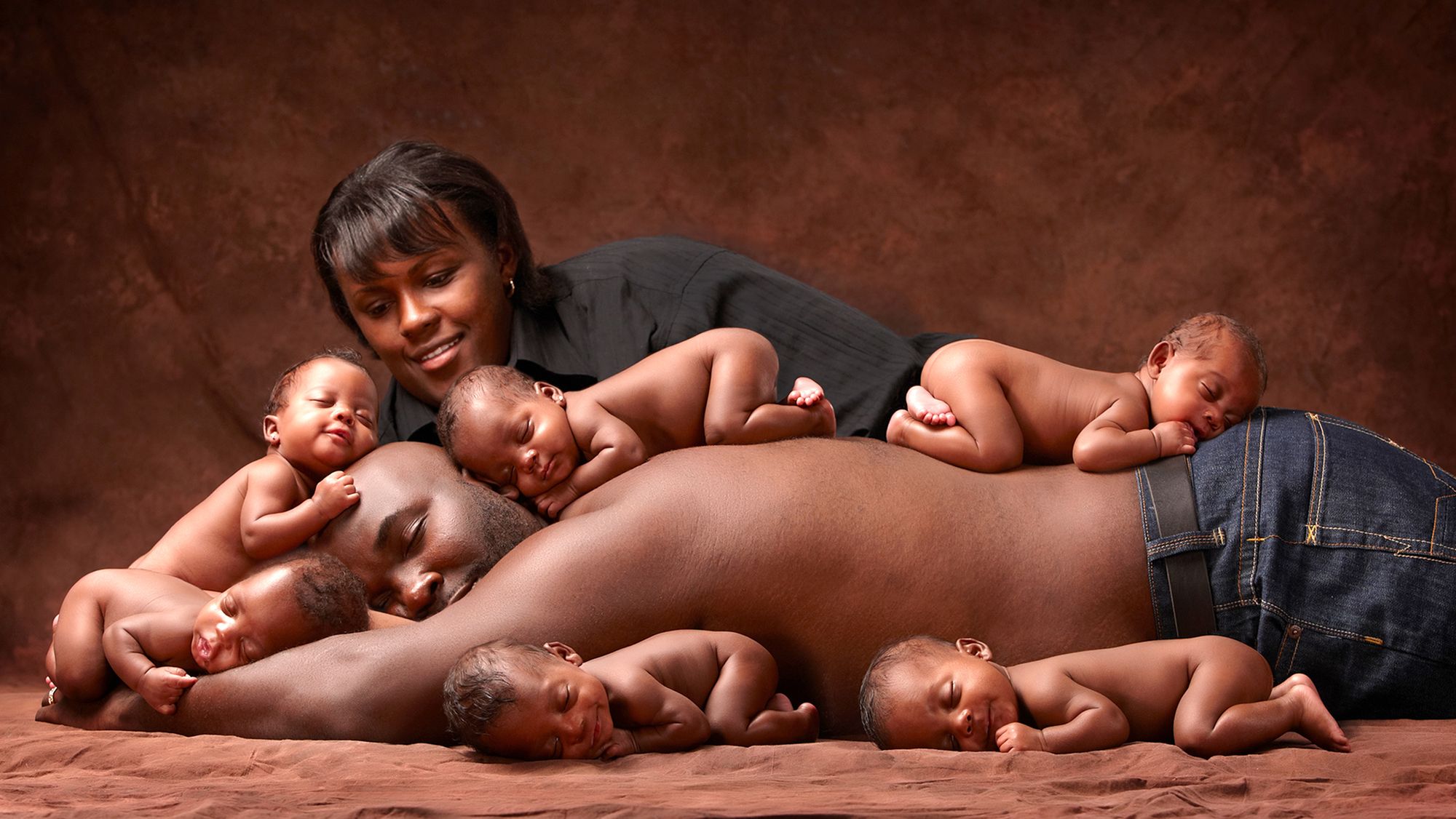 Life’s flowers: how sextuplets look like being already 11 years old