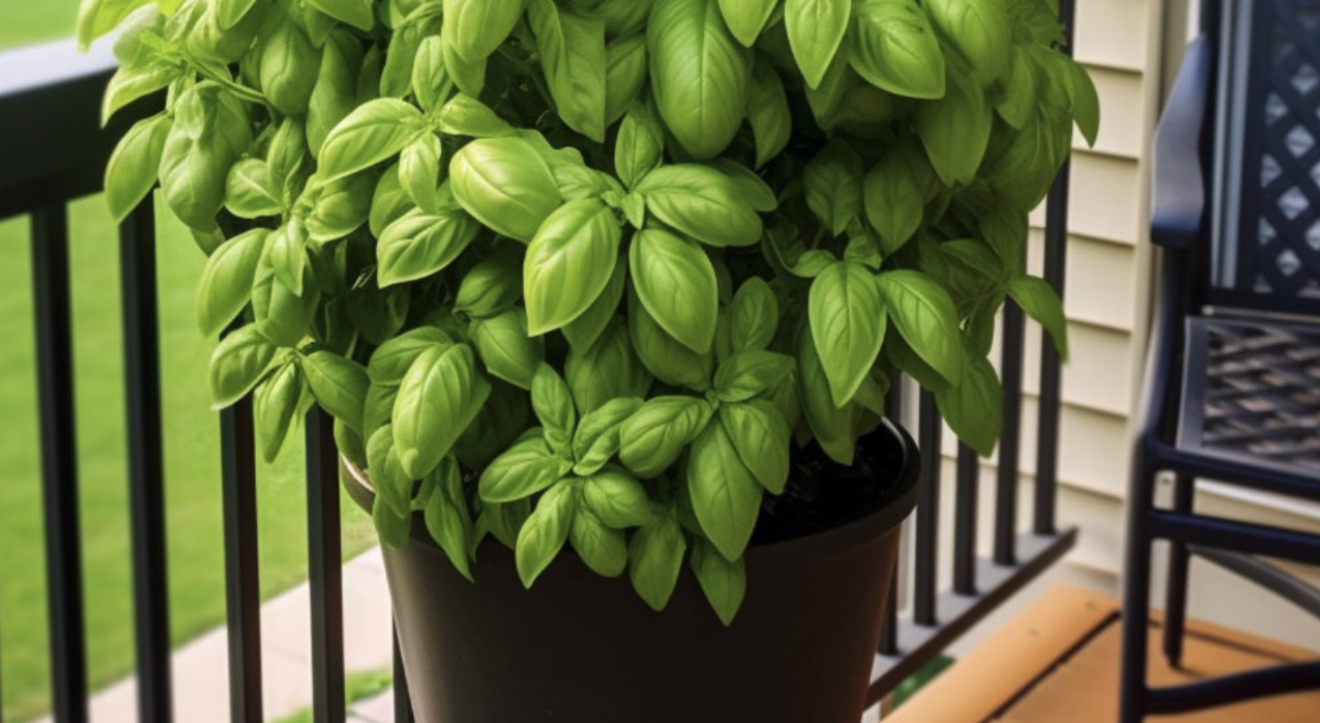 Grow the largest basil bush in a pot with this step-by-step guide