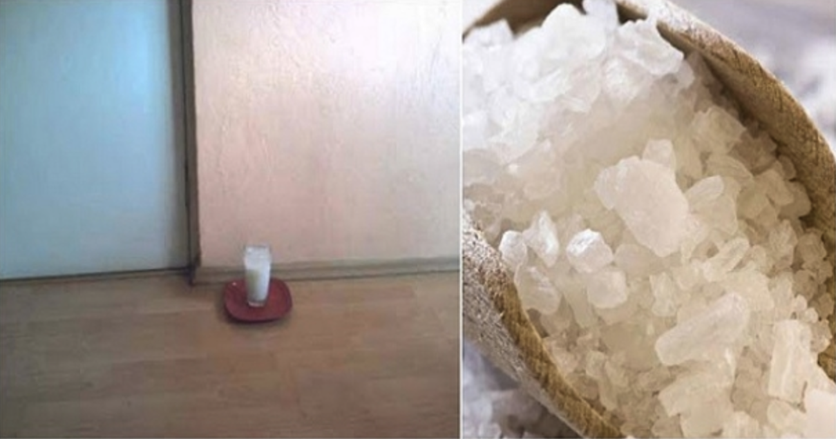 Put a Glass of Water with Salt and Vinegar in Any Part of Your Home… After 24 Hours you Will be Amazed at the Result!