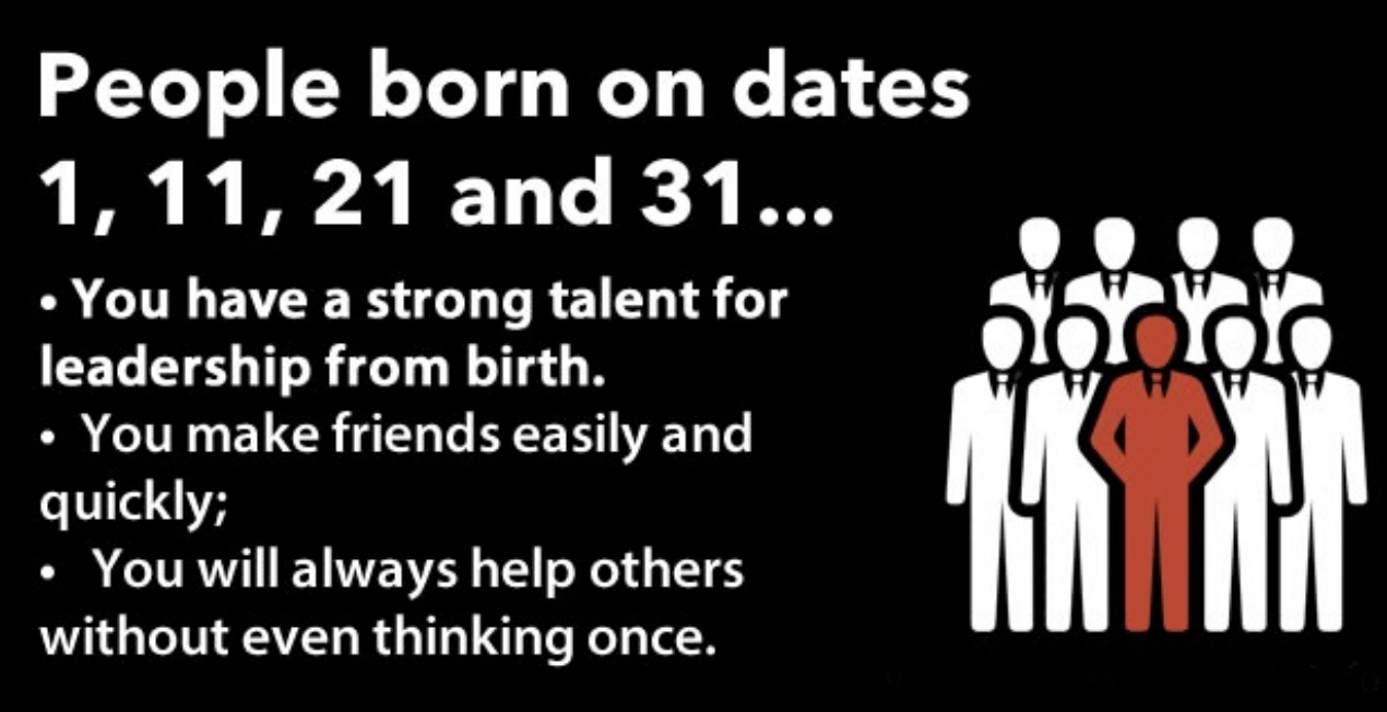 This Is What Your Birth-date Tells About You And Your Personality!