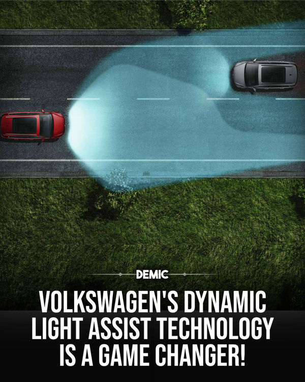 Volkswagen's dynamic light assist technology is a game changer!