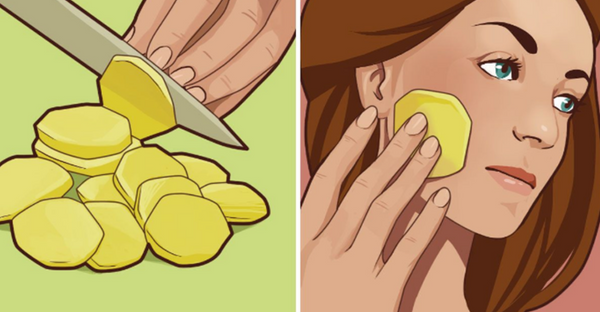 Rub A Potato Slice On Your Face Each Night – How It Helps Will Surprise You