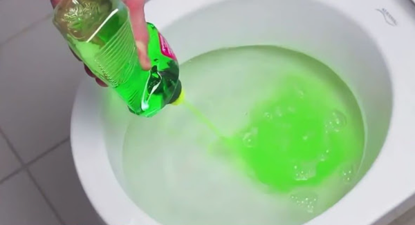 Dish soap in the toilet, a life-changing move – you’ll do it every day