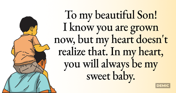 To my beautiful Son